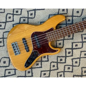 ’05 Fender 60th Anniversary Jazz 5 Bass – Natural w/ OHSC