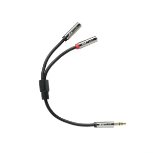 1010music 15cm 3.5 mm Male to Female Stereo Breakout Cable