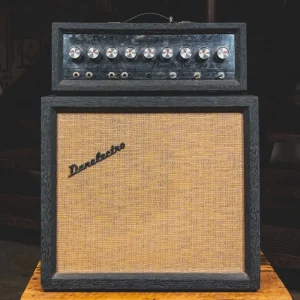 1960s Danelectro DM-25 Guitar Amp Head and Cabinet w/Footswitch and Slipcover – Used