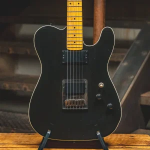 1987 Schecter PT USA T-Style Electric Guitar, Black w/Hard Case – Used