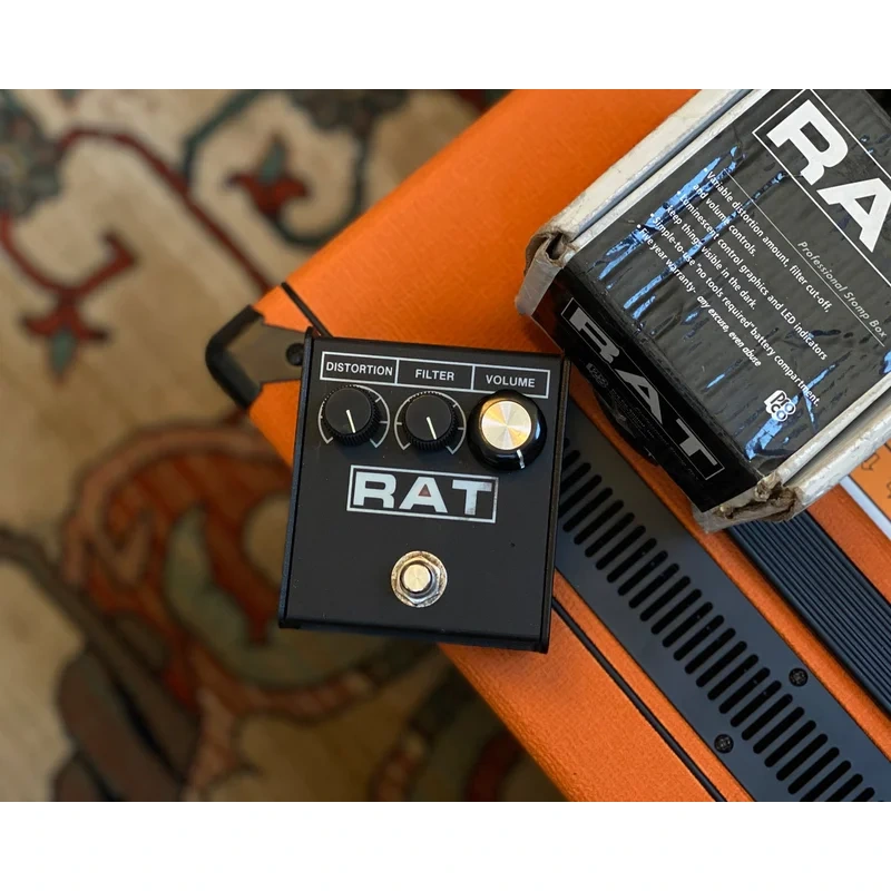 1997 Pro Co RAT2 – Flat Box – LM308N Loaded w/ OG Box – Made in USA