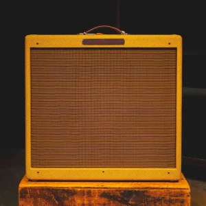 2014 Fender ’57 Bandmaster Reissue Guitar Combo Amplifier, Tweed w/Cover – Used