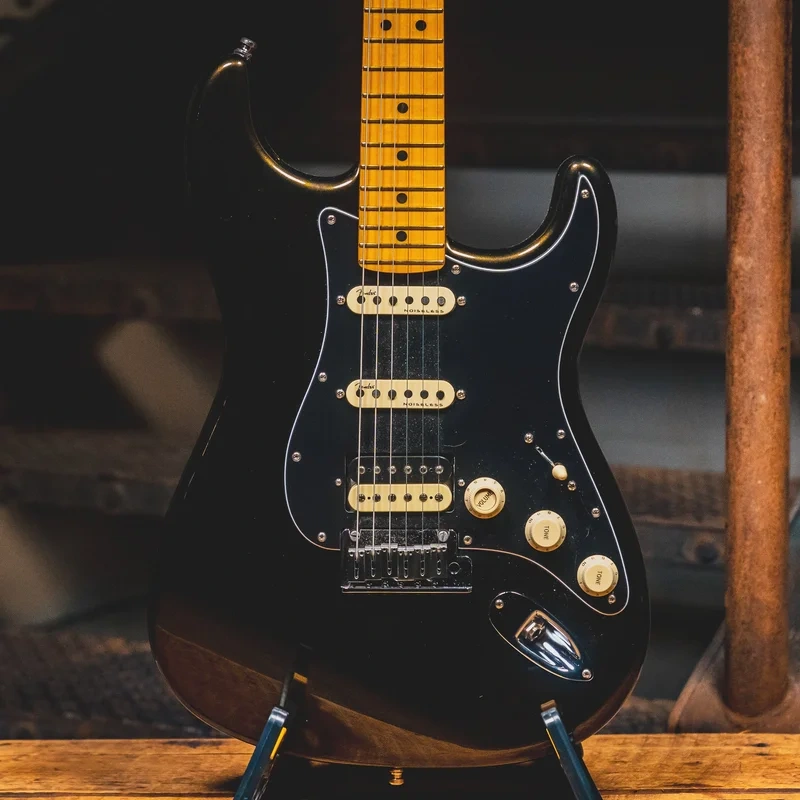 2020 Fender American Ultra Stratocaster HSS Electric Guitar, Texas Tea w/ OHSC – Used