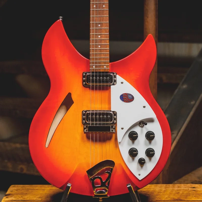 2022 Rickenbacker 330 Semi-Hollow Electric Guitar, Fireglo w/OHSC – Used