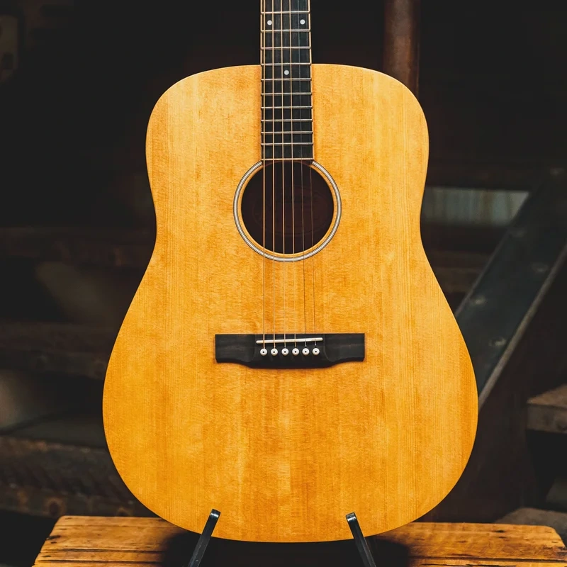 2023 Larrivee Simple 6 Dreadnought Acoustic Guitar, Natural w/Case – Used