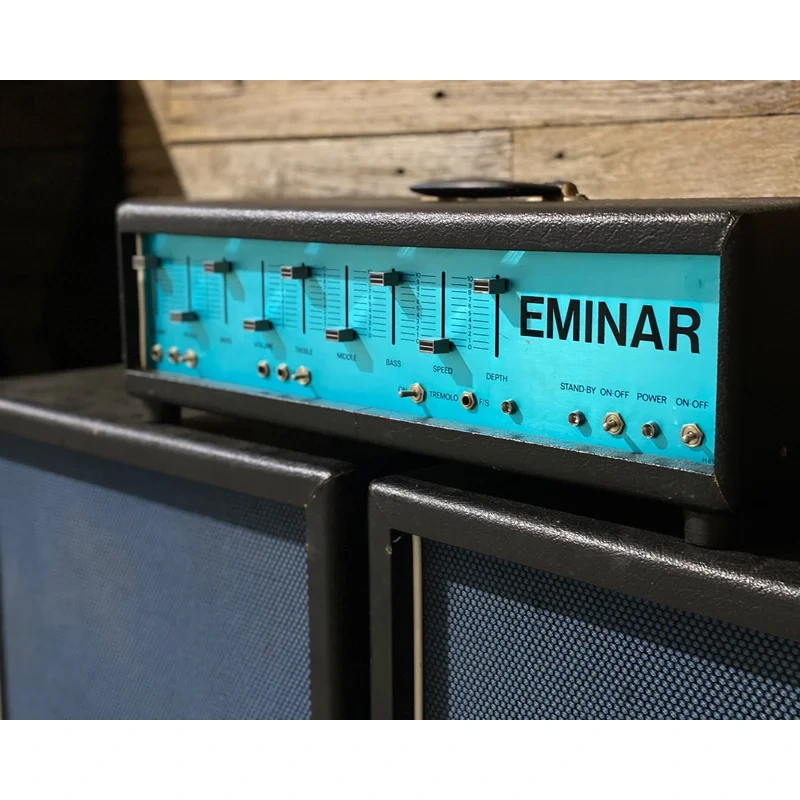 ’70s Eminar 100 Watt Amplifier w/ 2 x Matching Cabinets