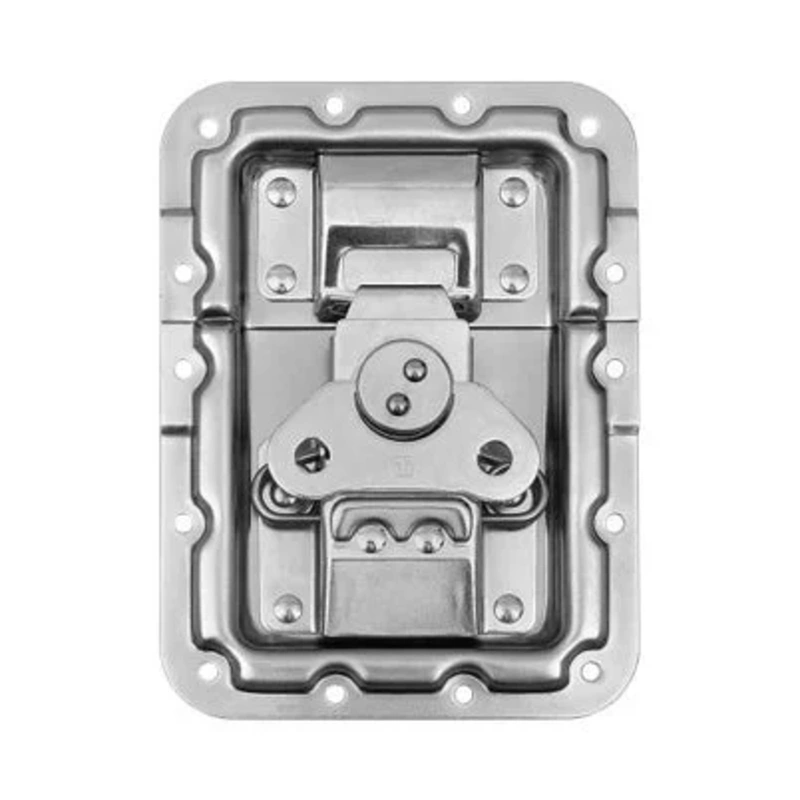 Adam Hall AH-172572 Butterfly Latch V3 Large Cranked 9 mm Deep w/Rivet Protection