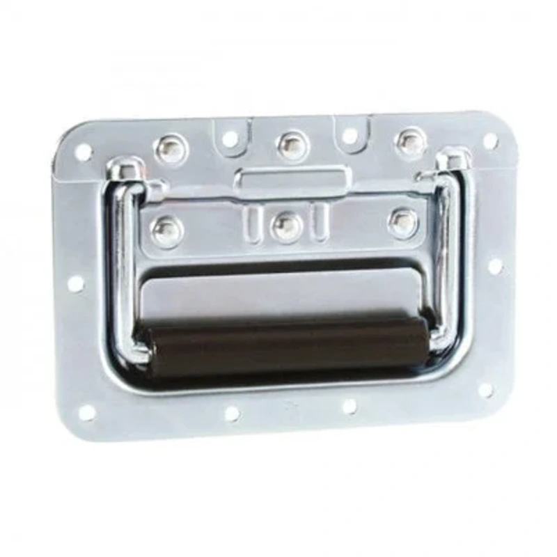 Adam Hall AH-34083 Recessed Sprung Handle Medium in Dish 13mm Deep