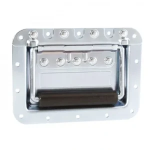 Adam Hall AH-34085 Recessed Sprung Handle Large in Dish 14mm Deep