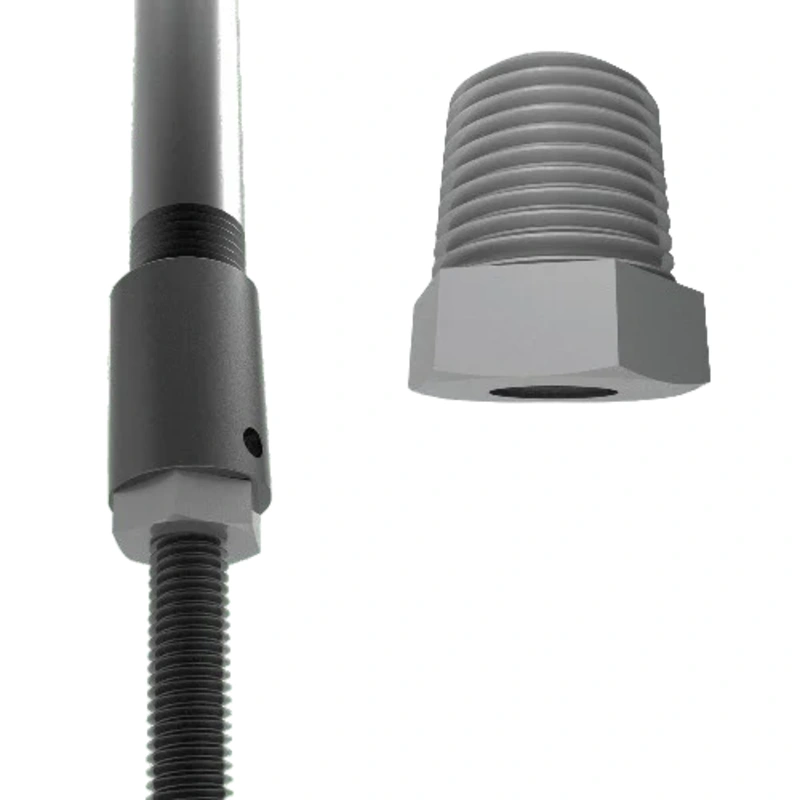 Adaptive Technologies Group PIPE-514-513-PR Threaded Pipe Rod Reducer