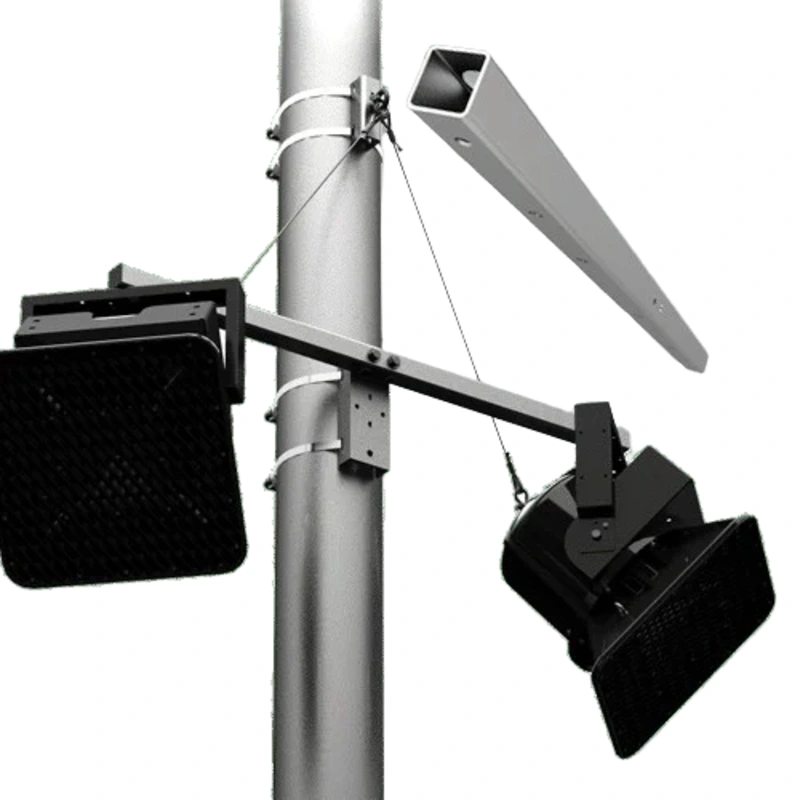 Adaptive Technologies Group PM-DA-48-G Indoor/Outdoor Standard Speaker Pole Mount Dual Adapter – 48″