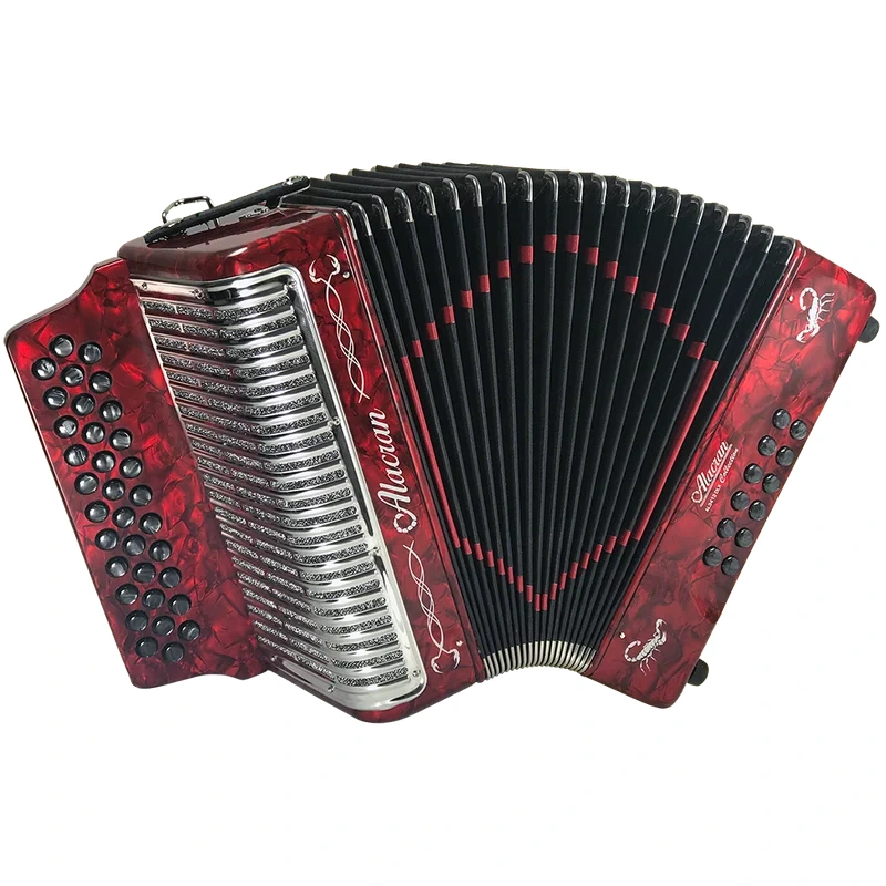 Alacran NAL-3412-DLX Deluxe GCF Button Accordion