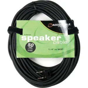 American DJ S5016B 1/4″ to MDP (Banana) 16 Gauge Speaker Cable (50′)