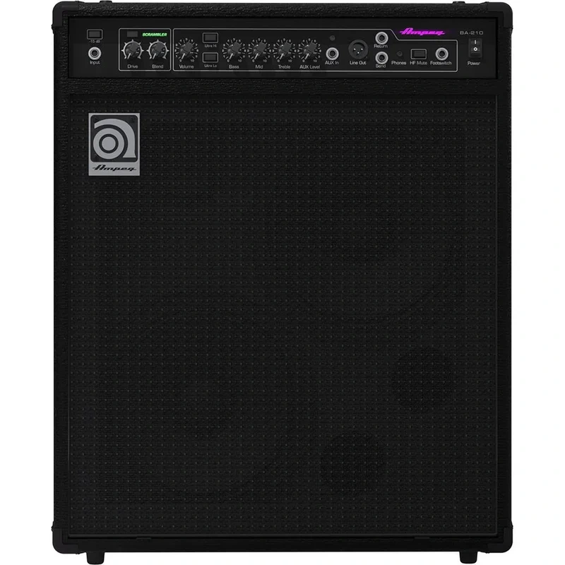 Ampeg 450W RMS – Dual 10″ Ported – Horn-Loaded Combo With Scrambler