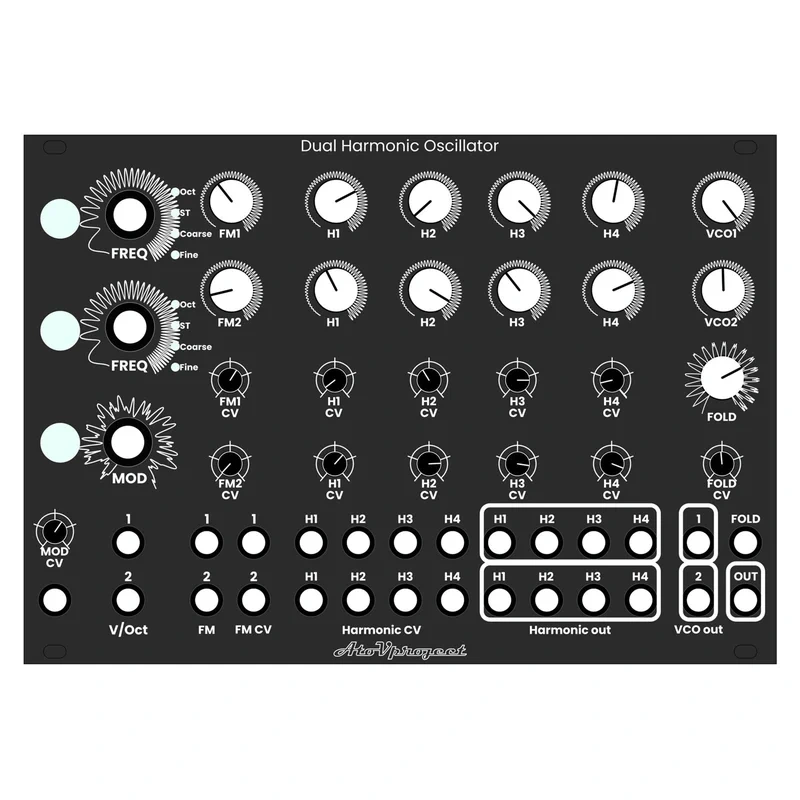 AtoVProject Dual Harmonic Oscillator – Black