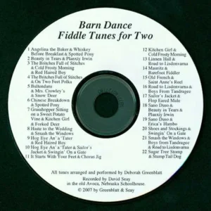 Barn Dance Fiddle Tunes for Two
