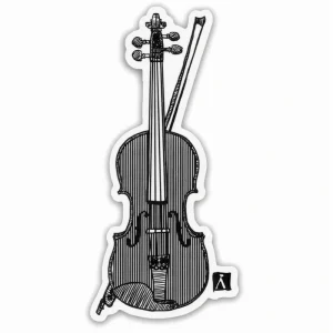 Bellavance Ink Vinyl Fiddle Sticker