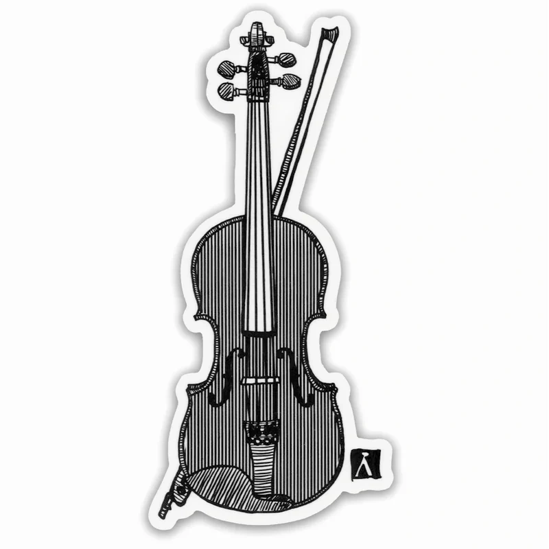 Bellavance Ink Vinyl Fiddle Sticker