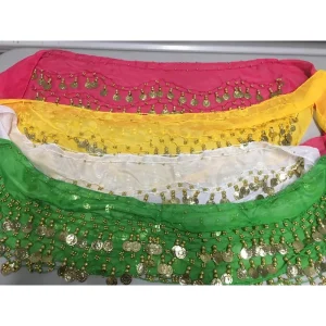 Bellydance Hip Scarves, Jingle Scarf