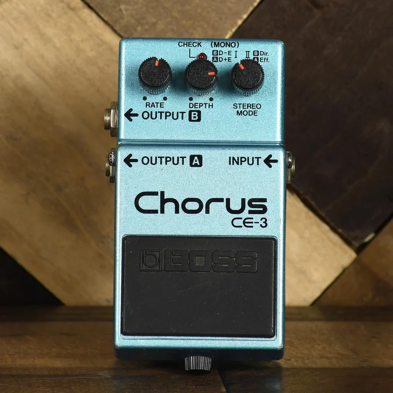 Boss CE3 Chorus Pedal MIJ – Led Non-Functional With Adapter – Used