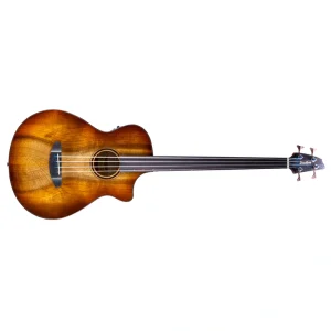 Breedlove ECO Pursuit Exotic S Concerto Amber Fretless Bass CE Myrtlewood-Myrtlewood