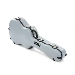 Calton Deluxe Guitar Case, Martin & Collings 14-Fret 000 / OM – Gray with Black Lining