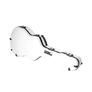 Calton Deluxe Guitar Case, Martin & Collings 14-Fret 000 / OM – White with Blue Lining