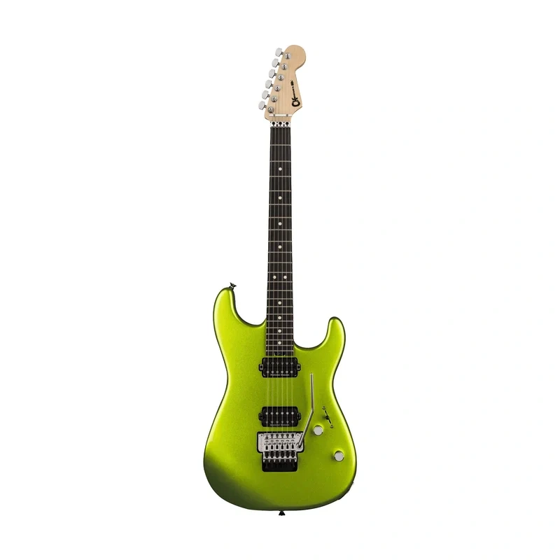 Charvel Pro-Mod San Dimas Style 1 HH FR EBY Electric Guitar, Lime Green Metallic (B-Stock)