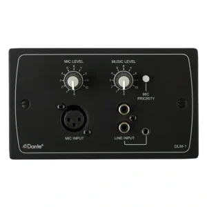 Cloud Electronics DLM-1AB Dante Line/Mic Input Module (Black)