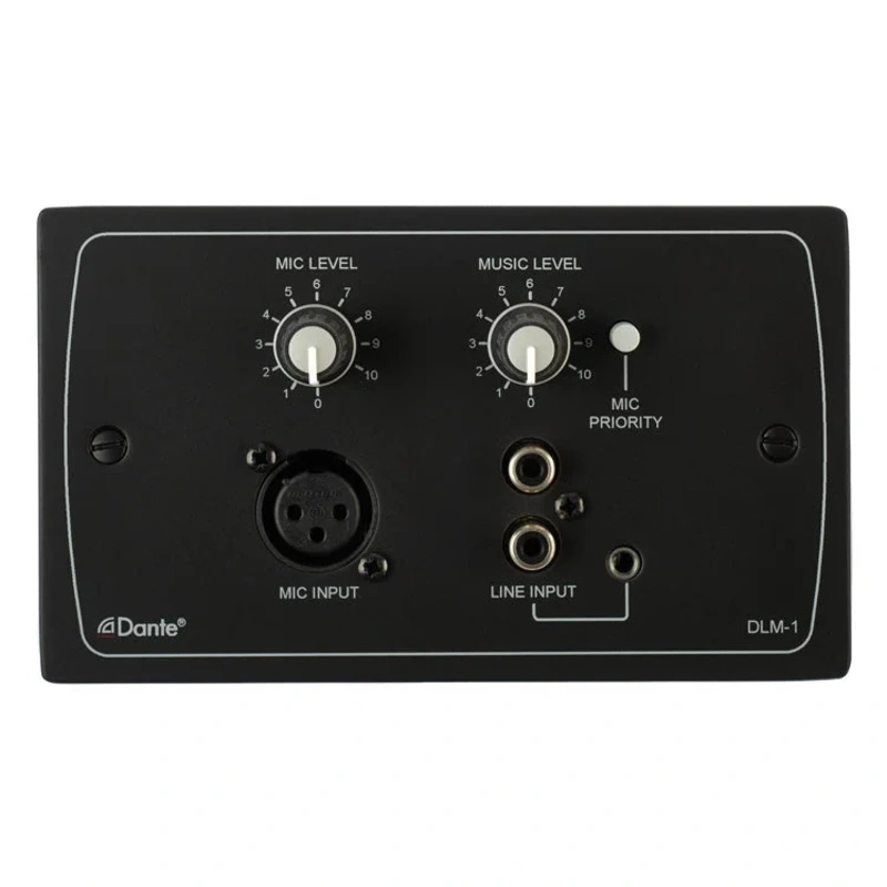 Cloud Electronics DLM-1AB Dante Line/Mic Input Module (Black)