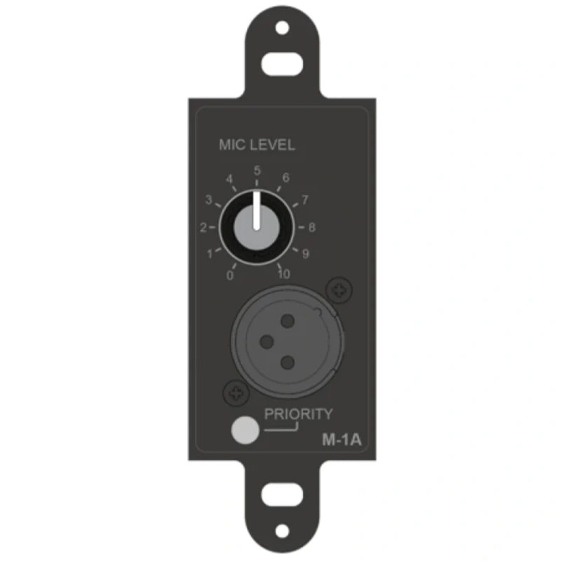 Cloud Electronics M-1DB Mic Level Active Input Plate (Black)