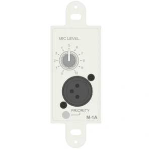 Cloud Electronics M-1DW Mic Level Active Input Plate (White)