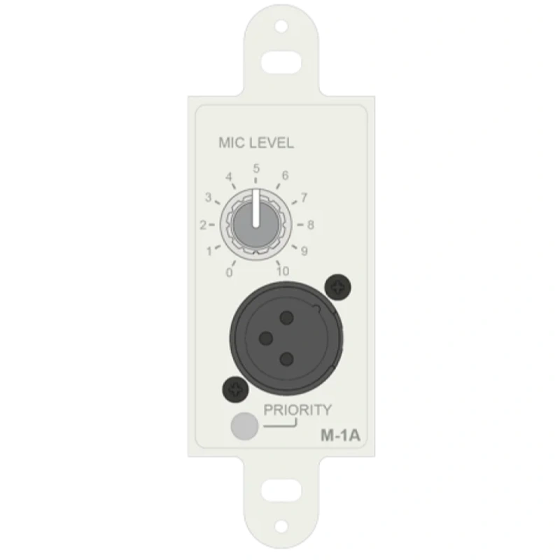 Cloud Electronics M-1DW Mic Level Active Input Plate (White)