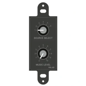 Cloud Electronics RSL-6DB Remote Volume Level Select Plate (Black)