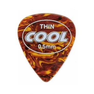 Cool Picks Pure-Cell 100% Celluloid Thin Flatpick .50MM Thick