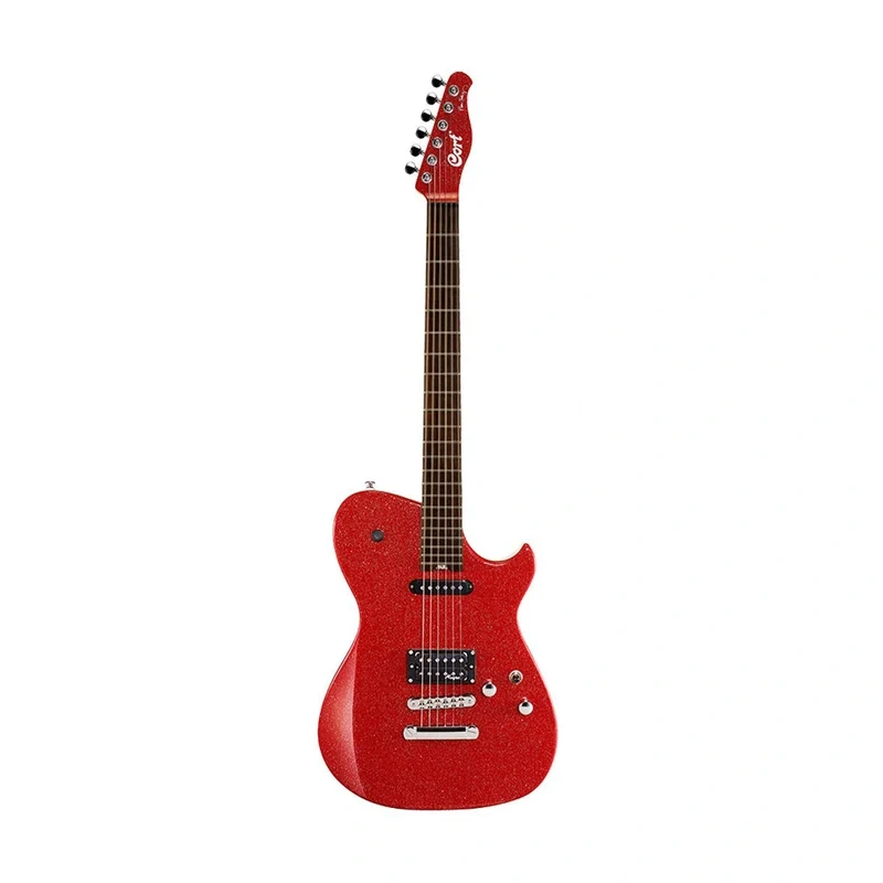 Cort MBC-1-RS Matthew Bellamy Signature Electric Guitar, Red Sparkle