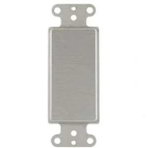 Covid D1000-CA Blank Wall Plate (Clear Anodized)
