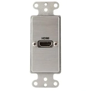 Covid D1114A-CA HDMI Active Pigtail Female Wall Plate (Clear Anodized)