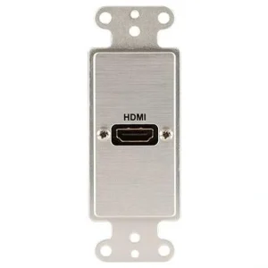 Covid D1114F-CA HDMI Female Wall Plate (Clear Anodized)