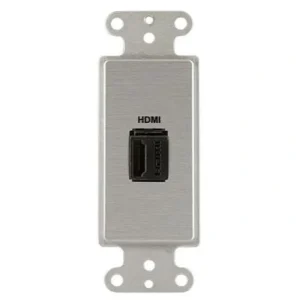 Covid D1143F-CA Keystone HDMI Wall Plate (Clear Anodized)