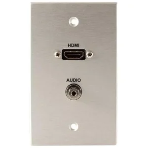 Covid W1201F-CA HDMI Wall Plate (Clear Anodized)
