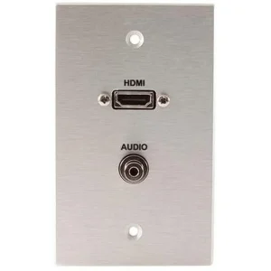 Covid W1201M-CA HDMI Wall Plate (Clear Anodized)