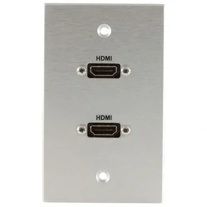 Covid W1217F-CA HDMI Wall Plate (Clear Anodized)