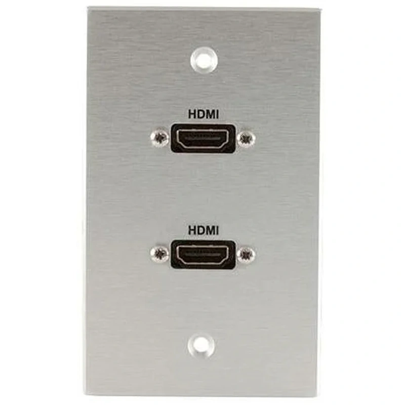 Covid W1217F-CA HDMI Wall Plate (Clear Anodized)