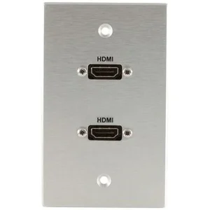 Covid W1217P-CA HDMI Wall Plate (Clear Anodized)
