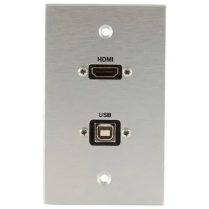 Covid W1218M-CA HDMI Wall Plate (Clear Anodized)