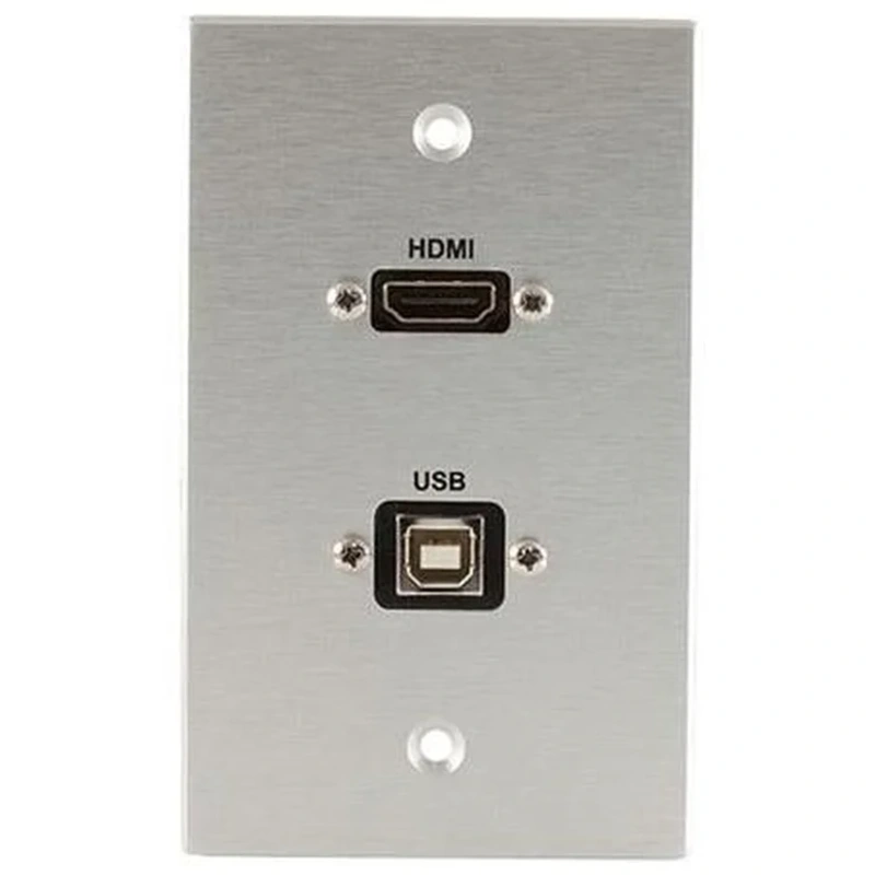 Covid W1218M-CA HDMI Wall Plate (Clear Anodized)