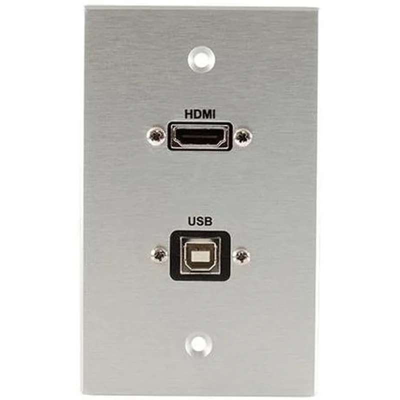 Covid W1218P-CA HDMI Wall Plate (Clear Anodized)