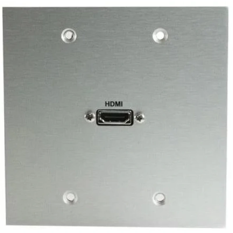 Covid W2114F-CA HDMI Female Wall Plate (Clear Anodized)