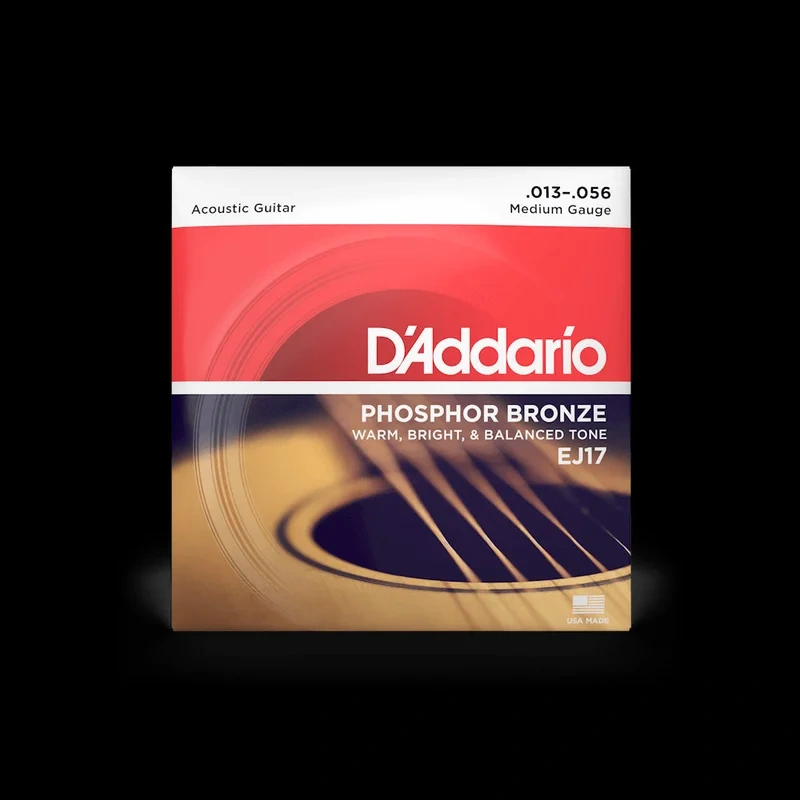 D’Addario EJ17 Phosphor Bronze Medium Gauge Acoustic Guitar Strings